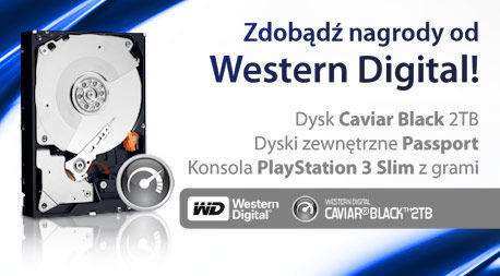 Weź udział w konkursie i zgarnij nagrody od Western Digital!