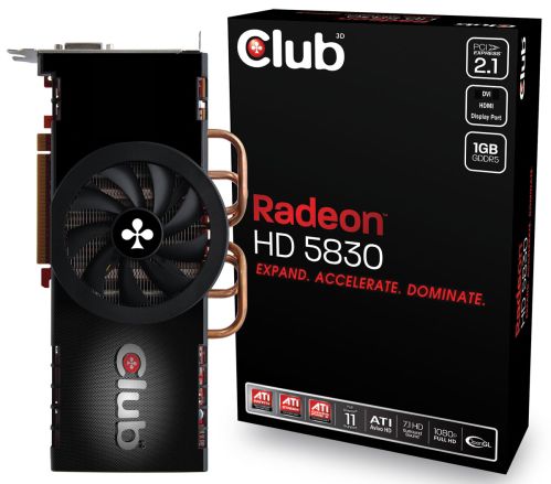 Podkręcony Radeon HD 5830 od Club3D