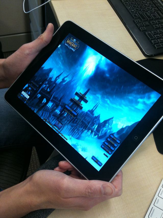 World of Warcraft na iPadzie - Gaikai popisuje się