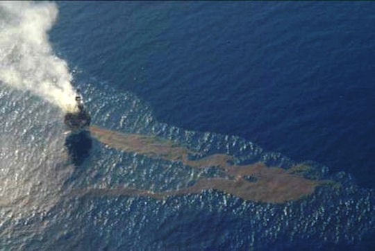 Ogrom dziennego wycieku ropy do Zatoki zobrazowany w edytorze Unreal Engine