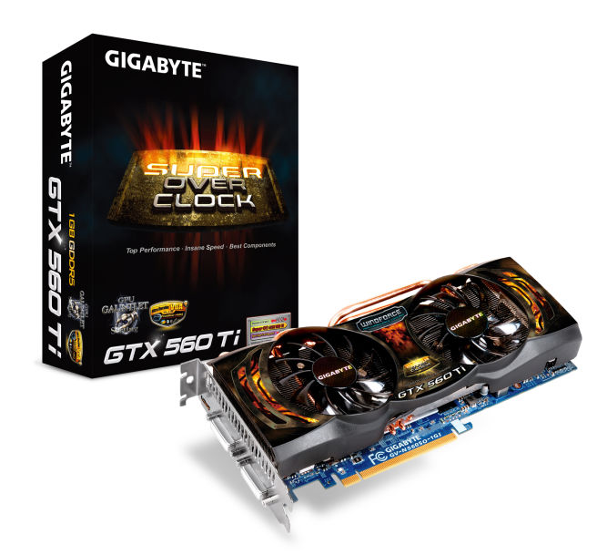 Gigabyte GeForce GTX 560 Ti SOC - kolejna karta z 1 GHz GPU