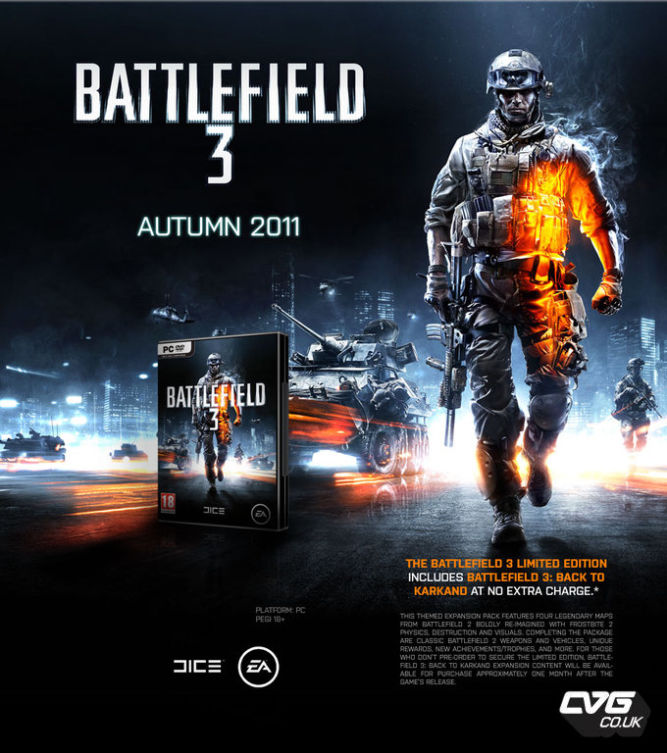 Battlefield 3 - zawartość limitowanej edycji