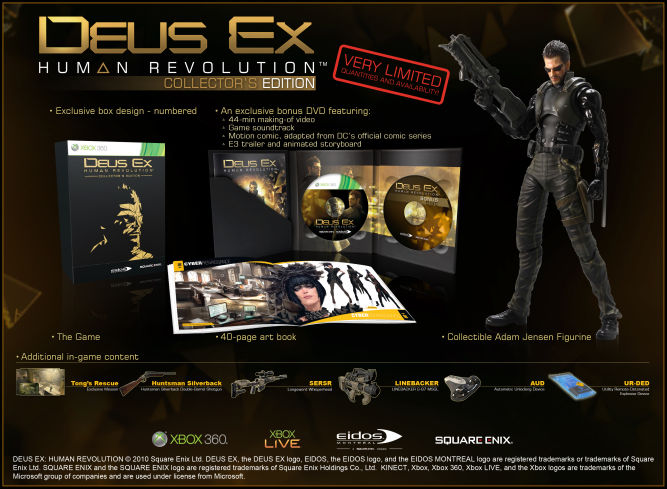 Znamy zawartość kolekcjonerki Deus Ex: Bunt Ludzkości!