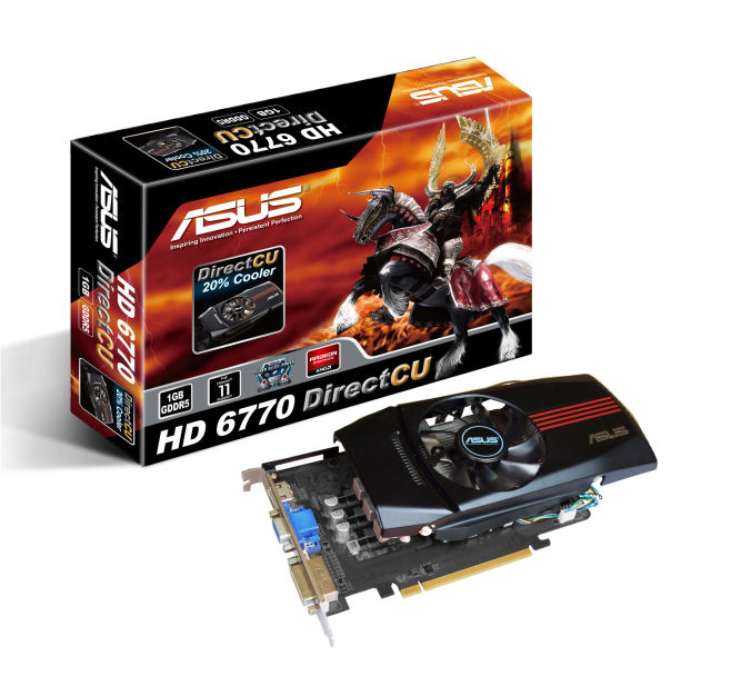 ASUS Radeon HD 6770 DirectCU, ASUS Radeon HD 6770 DirectCU i HD 6750 Formula