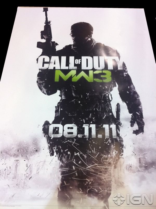Plakat zawierający datę premiery Call of Duty: Modern Warfare 3 trafił do sieci