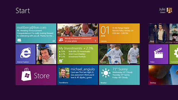 Windows 8 - Microsoft prezentuje dotykowy interfejs