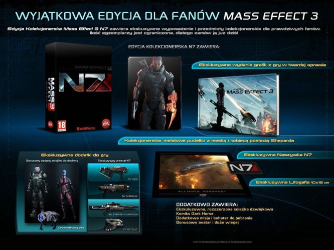 Edycja Kolekcjonerska Mass Effect 3 w przedsprzedaży w sklepie gram.pl!