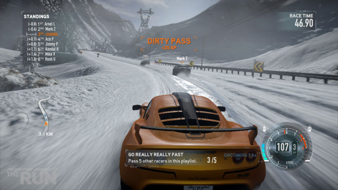 EA: Kampania w Need for Speed: The Run na 6 godzin, nie na dwie