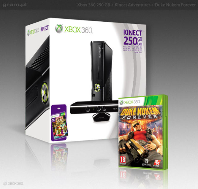 Specjalne zestawy Xboksa 360 z Kinectem i grą Duke Nukem Forever w promocyjnej cenie w sklepie gram.pl!