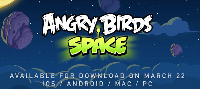 Angry Birds Space - 10 milionów pobrań w 3 dni!