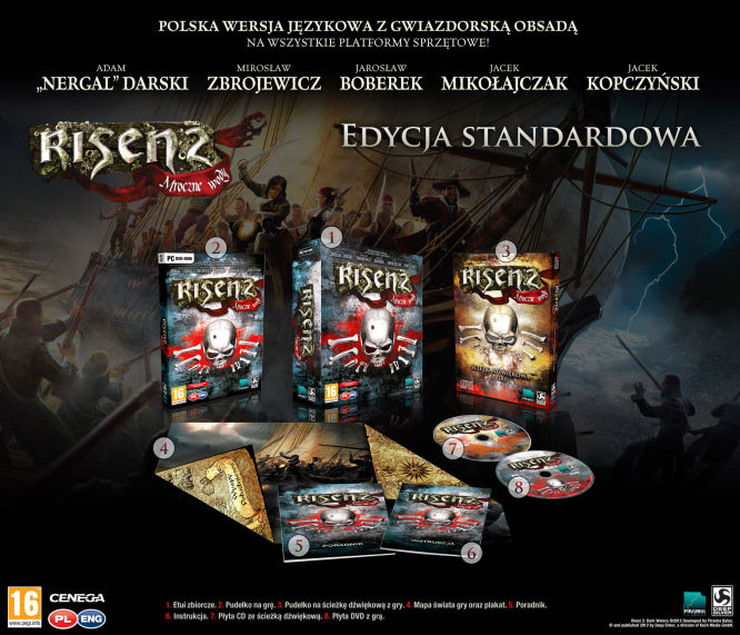 Wyjątkowo bogata edycja standardowa gry Risen 2: Mroczne Wody na PC w przedsprzedaży w sklepie gram.pl