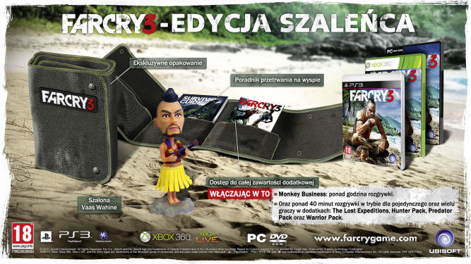 Czyste szaleństwo w specjalnej edycji Far Cry 3