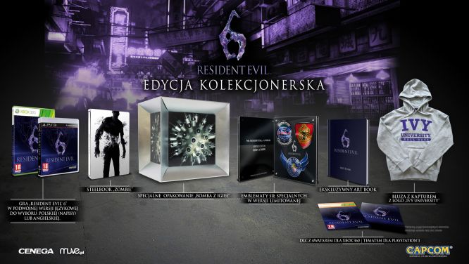 Edycja kolekcjonerska Resident Evil 6 dostępna także w Polsce