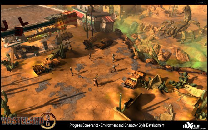 Wasteland 2 - pierwszy screen