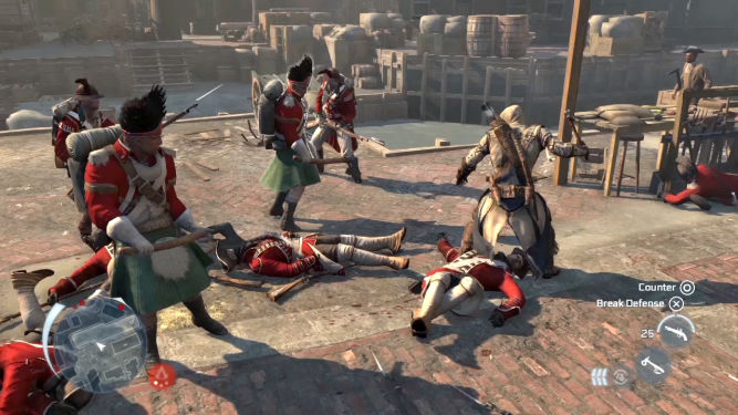Gamescom 2012: Walka w Assassin's Creed III inspirowana Batman: Arkham Asylum