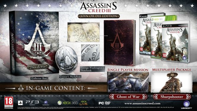 Wideo: Ubisoft odpakowuje Edycję Join or Die Assassin's Creed III