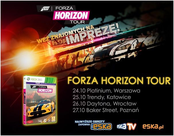 Zdobądź zaproszenie na premierową imprezę Forza Horizon i wygraj konsolę Xbox 360