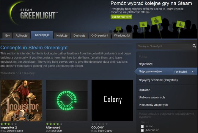 Steam Greenlight wspiera teraz nie tylko gry, ale także oprogramowanie i koncepcje