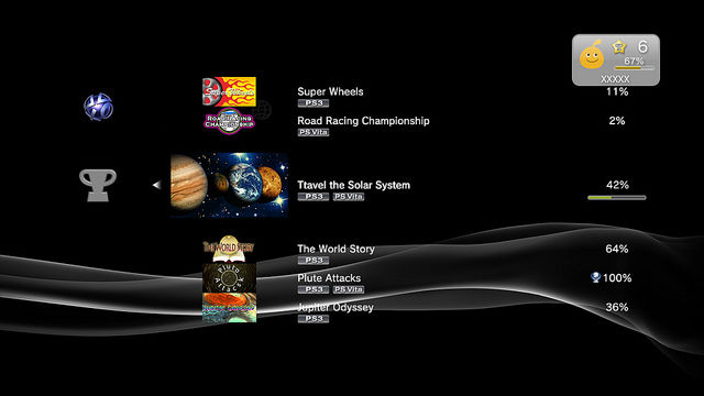 Aktualizacja firmware'u PlayStation 3 pozwoli na przeglądanie trofeów z PS Vita
