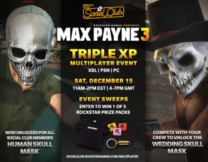 Max Payne 3 - weekend z potrójnym doświadczeniem i... ludzką czaszką