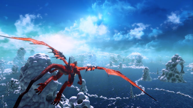 Tak wygląda rozgrywka w Crimson Dragon na Kinecta