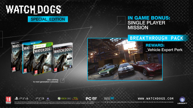 Edycja Specjalna, Watch Dogs w listopadzie w kilku edycjach. Zobacz nowy trailer
