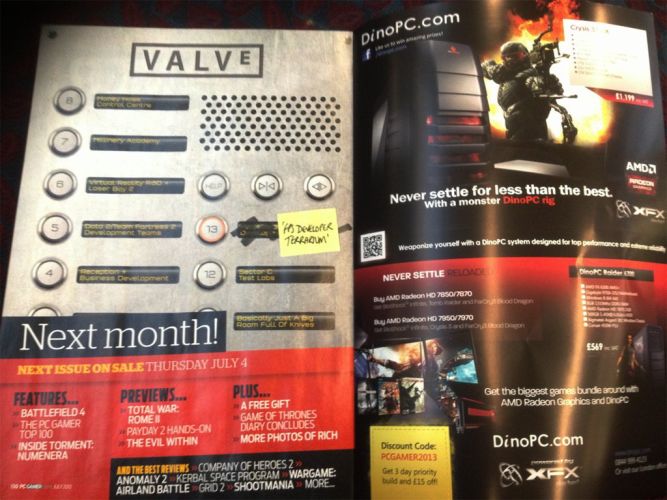 Oryginalna treść wiadomości, (AKTUALIZACJA) PC Gamer ma coś do pokazania od Valve w następnym wydaniu - szykuje się zapowiedź Half-Life 3?