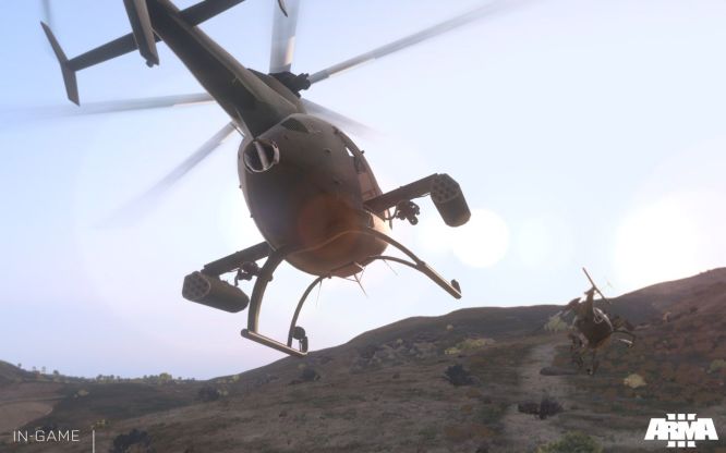 Nauka pilotażu helikoptera w Arma 3