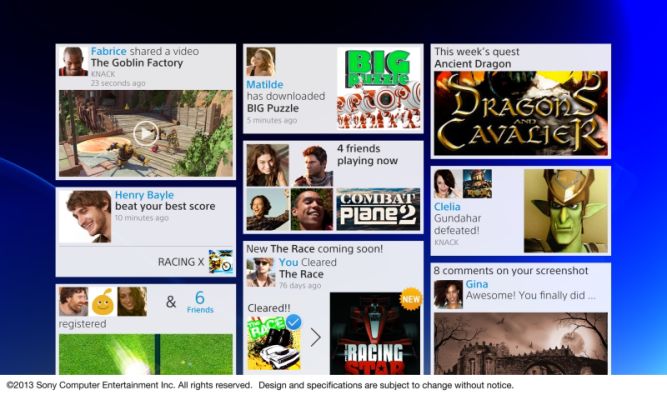 Nowe szczegóły dotyczące interfejsu PlayStation 4