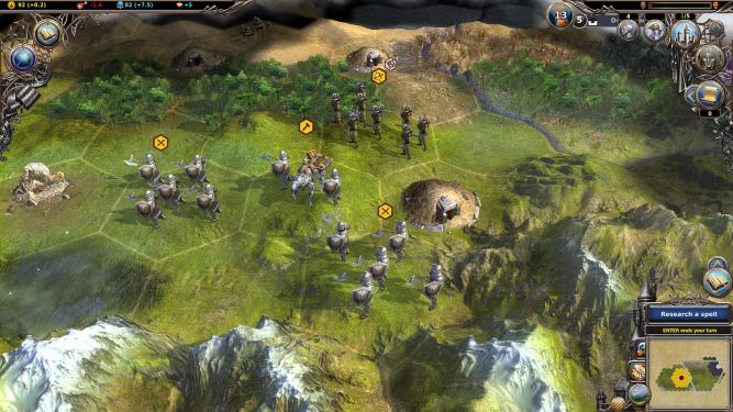 Turowa strategia fantasy Warlock 2: The Exiled z wymaganiami sprzętowymi