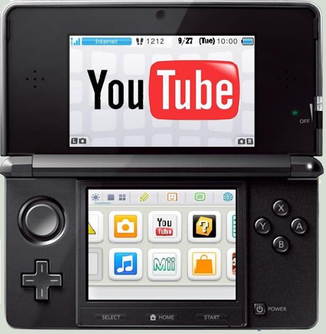 Nintendo 3DS: Aplikacja YouTube już dostępna