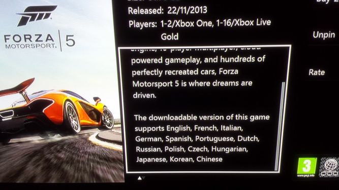 Niektóre gry na Xbox One są po polsku, ale nie da się ich w tej wersji odpalić