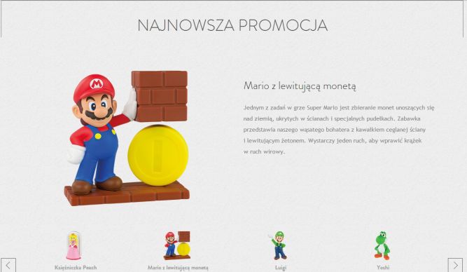 McDonald's rozdaje zabawki z Mario w Happy Mealach