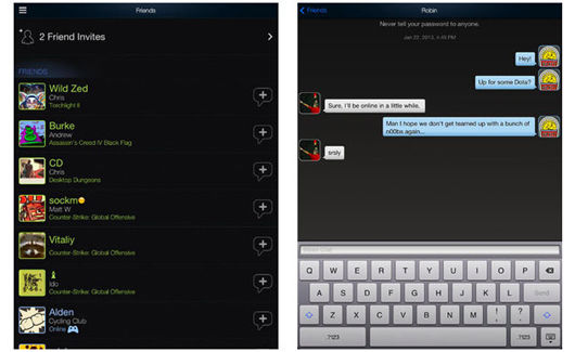 Aplikacja mobilna Steam na iOS z nową wersją - poprawiony czat i interfejs
