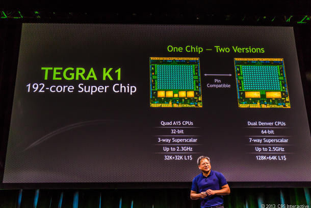 NVIDIA zaprezentowała Tegra K1 - procesor dla urządzeń mobilnych mocniejszy od PS3 i X360