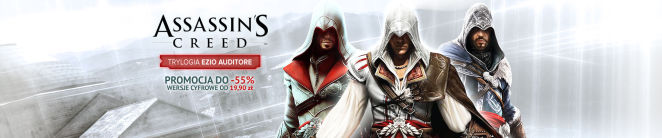 Trylogia Ezio w promocyjnych cenach w sklepie gram.pl! Przeceniamy wersje cyfrowe Assassin's Creed II, Brotherhood i Revelations! 