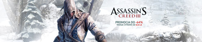 Wersja cyfrowa Assassin's Creed III i dodatków w promocyjnych cenach w sklepie gram.pl!
