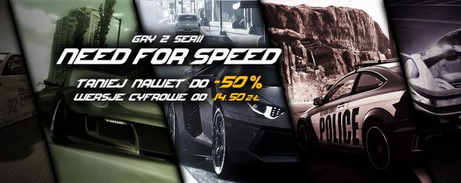 Promocja! Wersje cyfrowe gier z serii Need for Speed taniej nawet o 50 procent w sklepie gram.pl!