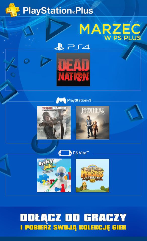  Co nowego dla abonentów PlayStation Plus w marcu?
