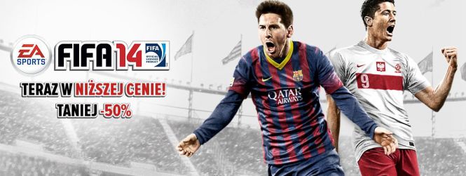 Wersja cyfrowa gry FIFA 14 tańsza o połowę w sklepie gram.pl!