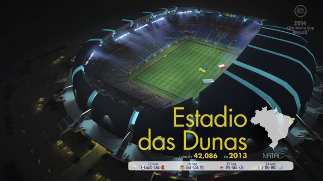 Dużo nowych screenów z 2014 FIFA World Cup Brasil. Są zdjęcia z menu