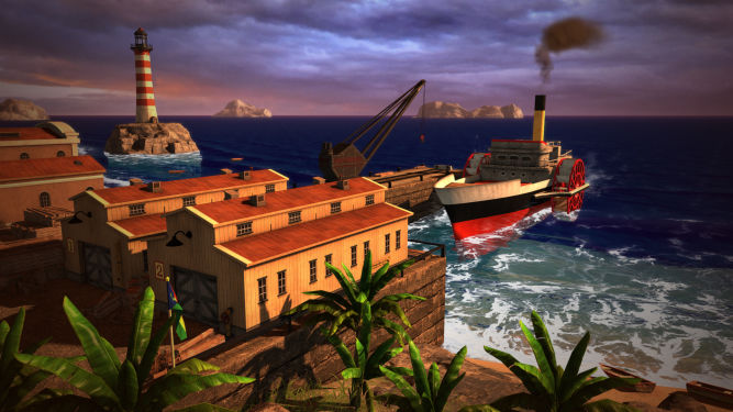 Cyrk, wodospad, plaża i latarnia morska - nowe screeny z Tropico 5
