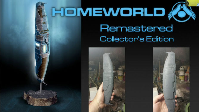 Edycja kolekcjonerska Homeworld Remastered będzie zawierać 12-calowy model statku kosmicznego
