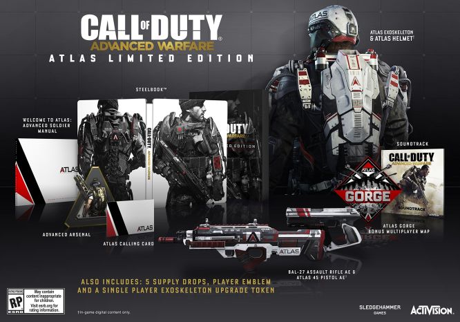 Edycje limitowane Call of Duty: Advanced Warfare ujawnione; prezentacja multiplayera w sierpniu, nowy trailer kampanii już teraz