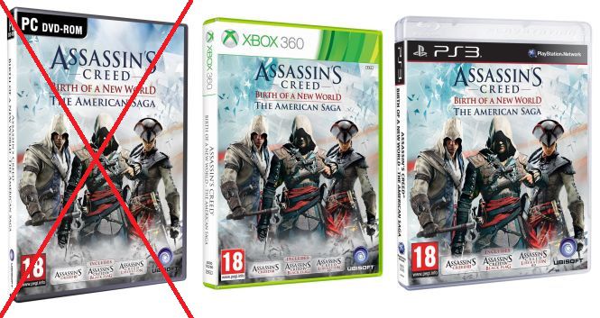 Kolekcja Assassin's Creed: Birth of a New World nie trafi na PC