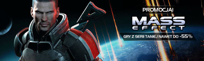 Promocja w sklepie gram.pl! Wersje cyfrowe gier z serii Mass Effect taniej o połowę!