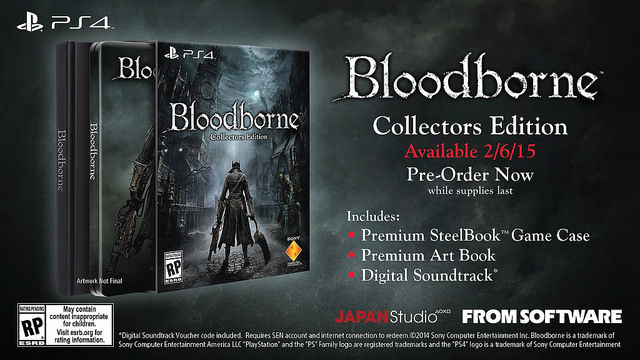 Bloodborne z terminem wydania na zachodnich rynkach i edycją kolekcjonerską