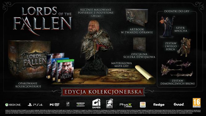 Lords of the Fallen – edycja kolekcjonerska dostępna na PlayStation 4 w sklepie gram.pl!