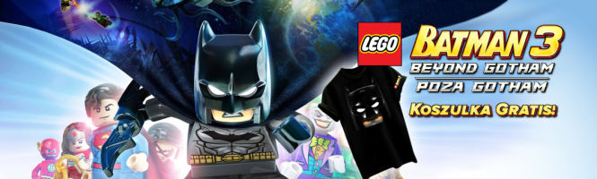 Zamów grę LEGO Batman 3: Poza Gotham na PC w sklepie gram.pl – koszulka gratis!