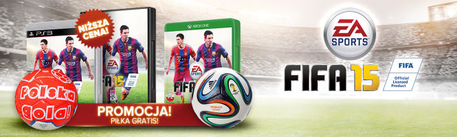 FIFA 15 na konsole w atrakcyjnych cenach! Piłka gratis do każdego zamówienia!